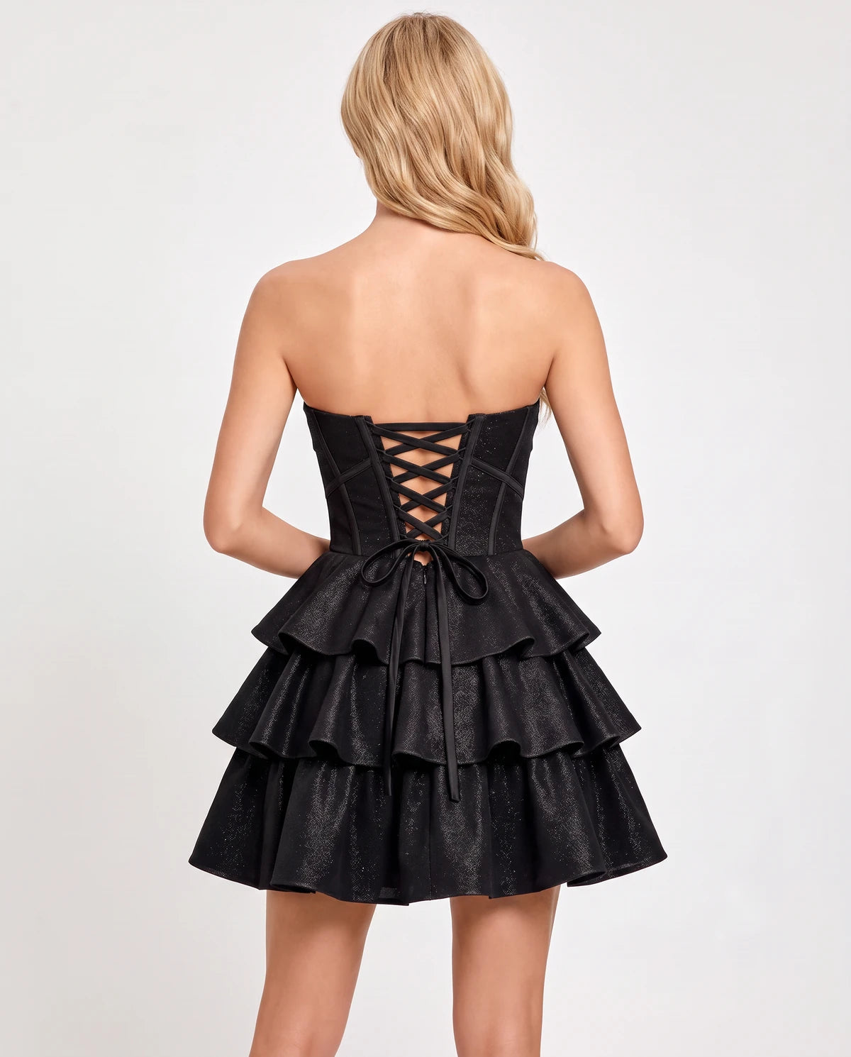 Kerensa Mini Dress — Black | SKU: RB-5fea62-black-2,RB-5fea62-black-4,RB-5fea62-black-6,RB-5fea62-black-8,RB-5fea62-black-10,RB-5fea62-black-12,RB-5fea62-black-14,RB-5fea62-black-14W,RB-5fea62-black-16,RB-5fea62-black-16W,RB-5fea62-black-18W,RB-5fea62-black-20W