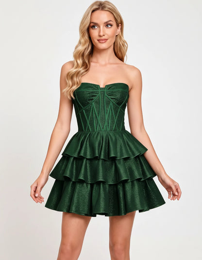 Kerensa Mini Dress — Emerald | SKU: RB-5fea62-emerald-2,RB-5fea62-emerald-4,RB-5fea62-emerald-6,RB-5fea62-emerald-8,RB-5fea62-emerald-10,RB-5fea62-emerald-12,RB-5fea62-emerald-14,RB-5fea62-emerald-14W,RB-5fea62-emerald-16,RB-5fea62-emerald-16W,RB-5fea62-emerald-18W,RB-5fea62-emerald-20W