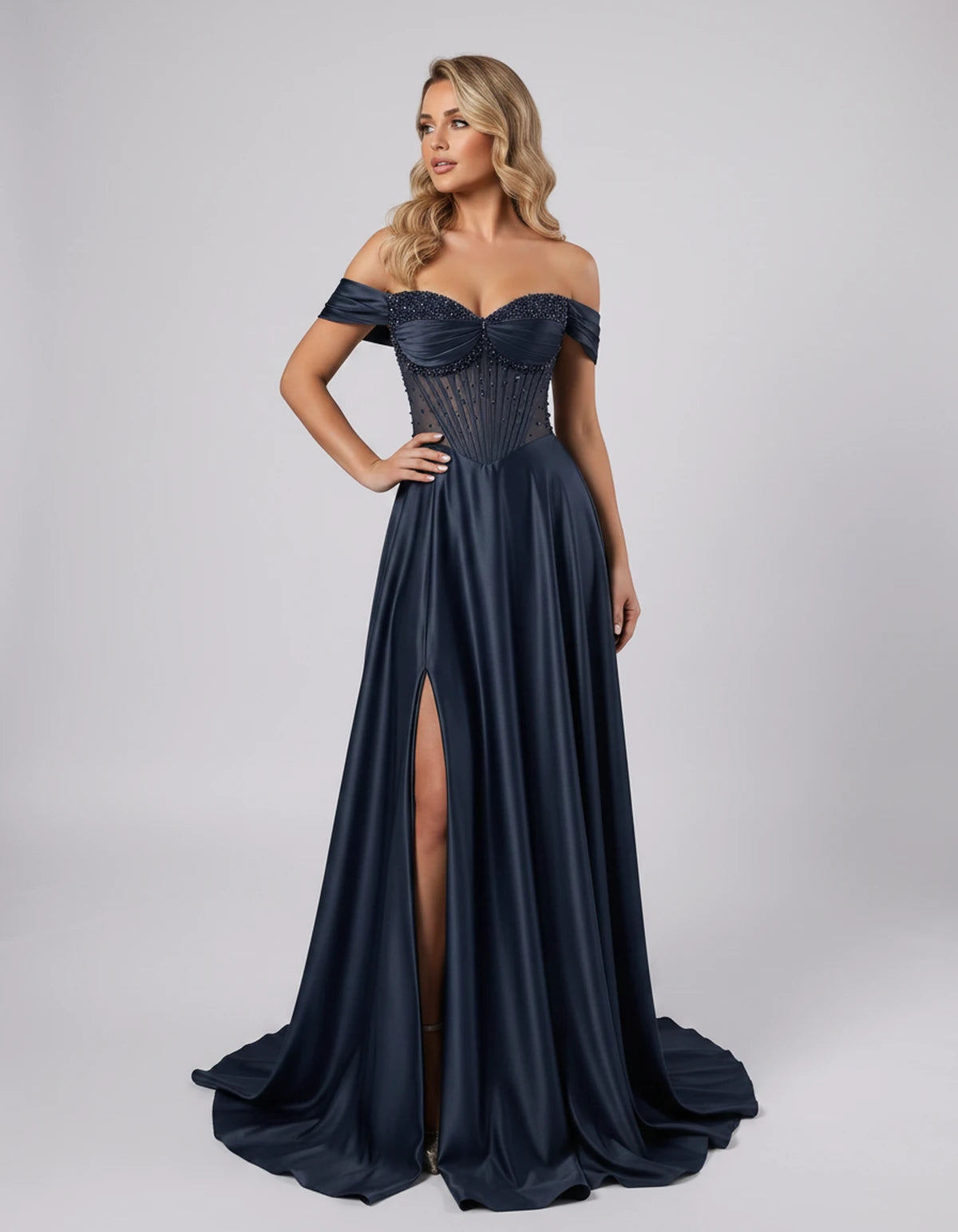 Lakoda Maxi Dresses — Navy | SKU: RB-90bfb0-navy-2,RB-90bfb0-navy-4,RB-90bfb0-navy-6,RB-90bfb0-navy-8,RB-90bfb0-navy-10,RB-90bfb0-navy-12,RB-90bfb0-navy-14,RB-90bfb0-navy-16,RB-90bfb0-navy-16W,RB-90bfb0-navy-18W,RB-90bfb0-navy-20W,RB-90bfb0-navy-22W