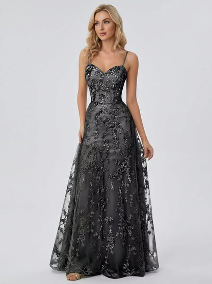 Lalique Maxi Dresses — Black