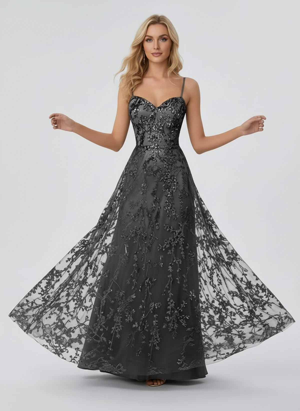 Lalique Maxi Dresses — Black | SKU: RB-8fa0b2-black-2,RB-8fa0b2-black-4,RB-8fa0b2-black-6,RB-8fa0b2-black-8,RB-8fa0b2-black-10,RB-8fa0b2-black-12,RB-8fa0b2-black-14,RB-8fa0b2-black-16,RB-8fa0b2-black-16W,RB-8fa0b2-black-18W,RB-8fa0b2-black-20W,RB-8fa0b2-black-22W