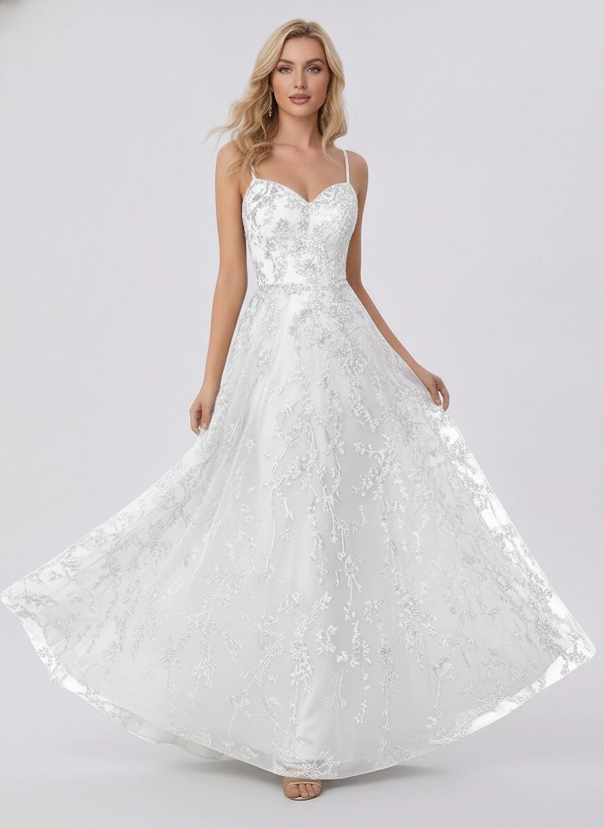Lalique Maxi Dresses — White | SKU: RB-8fa0b2-white-2,RB-8fa0b2-white-4,RB-8fa0b2-white-6,RB-8fa0b2-white-8,RB-8fa0b2-white-10,RB-8fa0b2-white-12,RB-8fa0b2-white-14,RB-8fa0b2-white-16,RB-8fa0b2-white-16W,RB-8fa0b2-white-18W,RB-8fa0b2-white-20W,RB-8fa0b2-white-22W