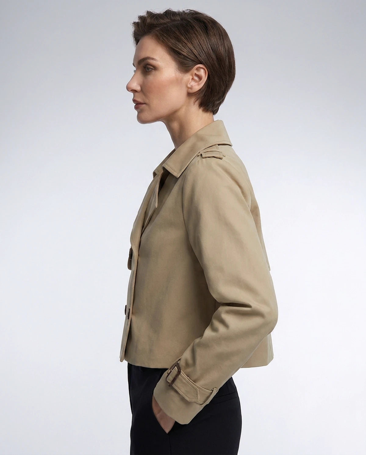 Lamorna Jackets — Khaki | SKU: RB-39c223-khaki-XS,RB-39c223-khaki-S,RB-39c223-khaki-M,RB-39c223-khaki-L,RB-39c223-khaki-XL