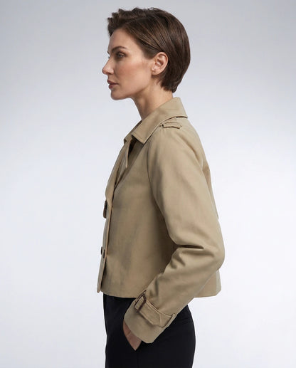 Lamorna Jackets — Khaki | SKU: RB-39c223-khaki-XS,RB-39c223-khaki-S,RB-39c223-khaki-M,RB-39c223-khaki-L,RB-39c223-khaki-XL