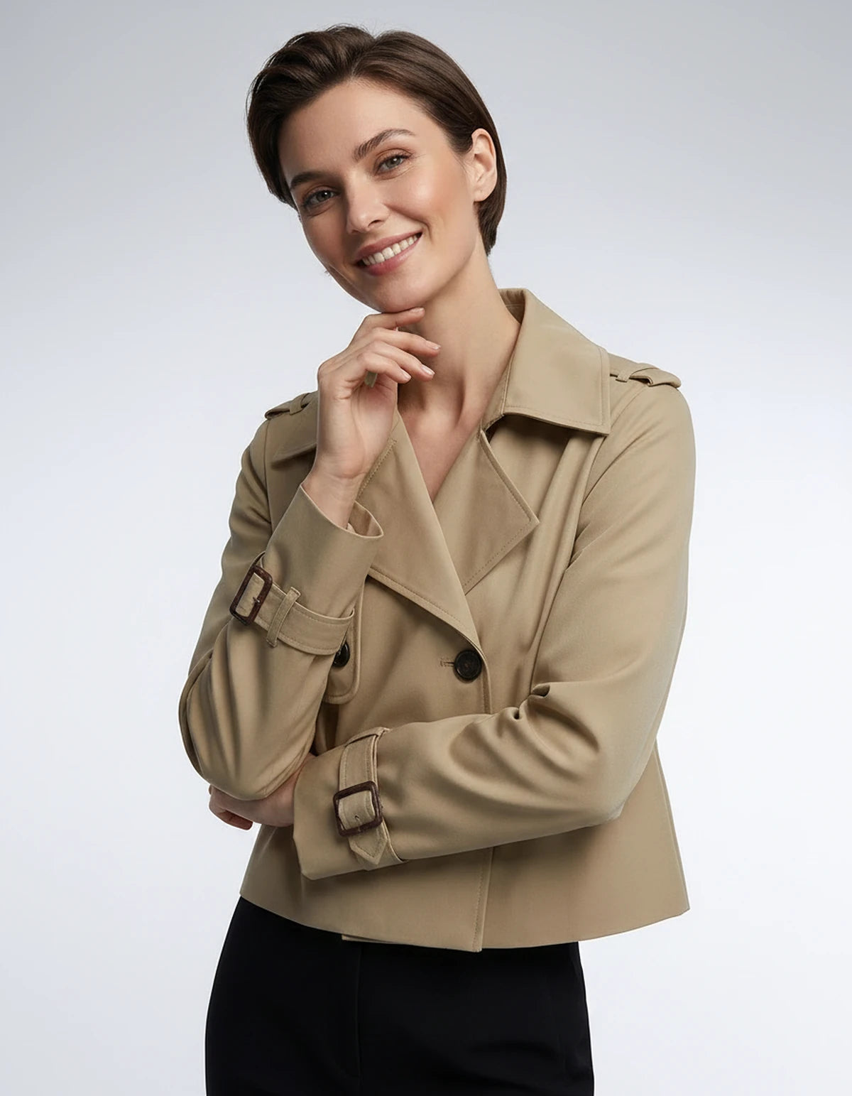 Lamorna Jackets — Khaki | SKU: RB-39c223-khaki-XS,RB-39c223-khaki-S,RB-39c223-khaki-M,RB-39c223-khaki-L,RB-39c223-khaki-XL