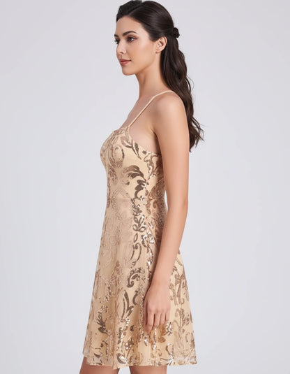 Lampedusa Mini Dresses — Gold | SKU: RB-bdd436-gold-2,RB-bdd436-gold-4,RB-bdd436-gold-6,RB-bdd436-gold-8,RB-bdd436-gold-10,RB-bdd436-gold-12,RB-bdd436-gold-14,RB-bdd436-gold-16,RB-bdd436-gold-16W,RB-bdd436-gold-18W,RB-bdd436-gold-20W,RB-bdd436-gold-22W