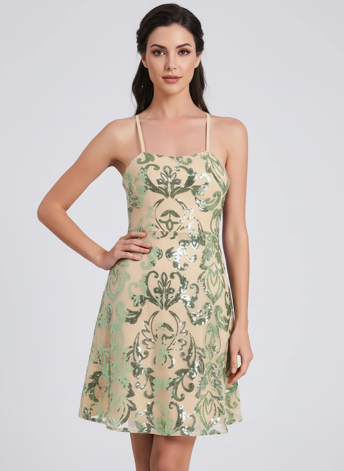 Lampedusa Mini Dresses — Olive | SKU: RB-bdd436-olive-2,RB-bdd436-olive-4,RB-bdd436-olive-6,RB-bdd436-olive-8,RB-bdd436-olive-10,RB-bdd436-olive-12,RB-bdd436-olive-14,RB-bdd436-olive-16,RB-bdd436-olive-16W,RB-bdd436-olive-18W,RB-bdd436-olive-20W,RB-bdd436-olive-22W
