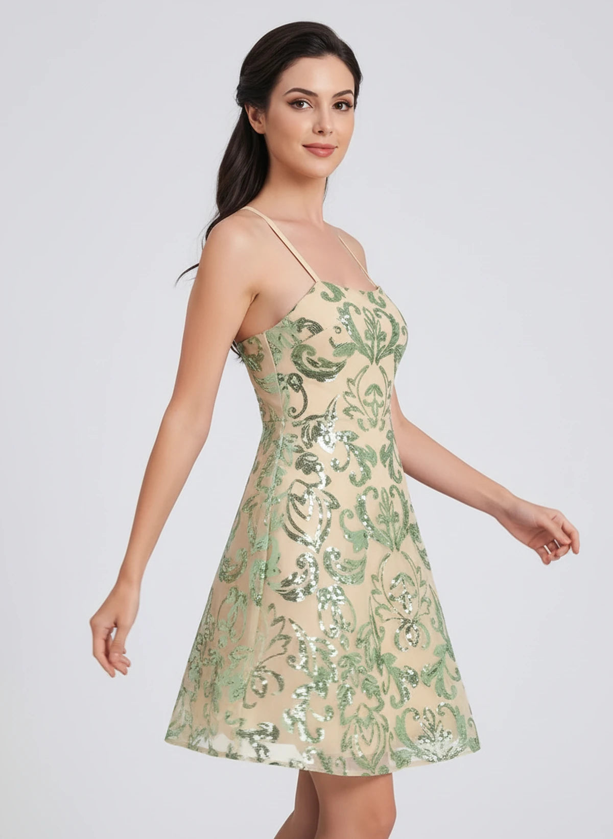 Lampedusa Mini Dresses — Olive | SKU: RB-bdd436-olive-2,RB-bdd436-olive-4,RB-bdd436-olive-6,RB-bdd436-olive-8,RB-bdd436-olive-10,RB-bdd436-olive-12,RB-bdd436-olive-14,RB-bdd436-olive-16,RB-bdd436-olive-16W,RB-bdd436-olive-18W,RB-bdd436-olive-20W,RB-bdd436-olive-22W