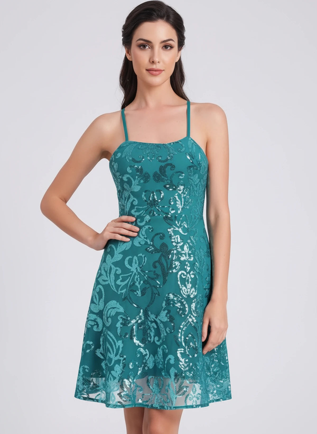 Lampedusa Mini Dresses — Peacock | SKU: RB-bdd436-peacock-2,RB-bdd436-peacock-4,RB-bdd436-peacock-6,RB-bdd436-peacock-8,RB-bdd436-peacock-10,RB-bdd436-peacock-12,RB-bdd436-peacock-14,RB-bdd436-peacock-16,RB-bdd436-peacock-16W,RB-bdd436-peacock-18W,RB-bdd436-peacock-20W,RB-bdd436-peacock-22W