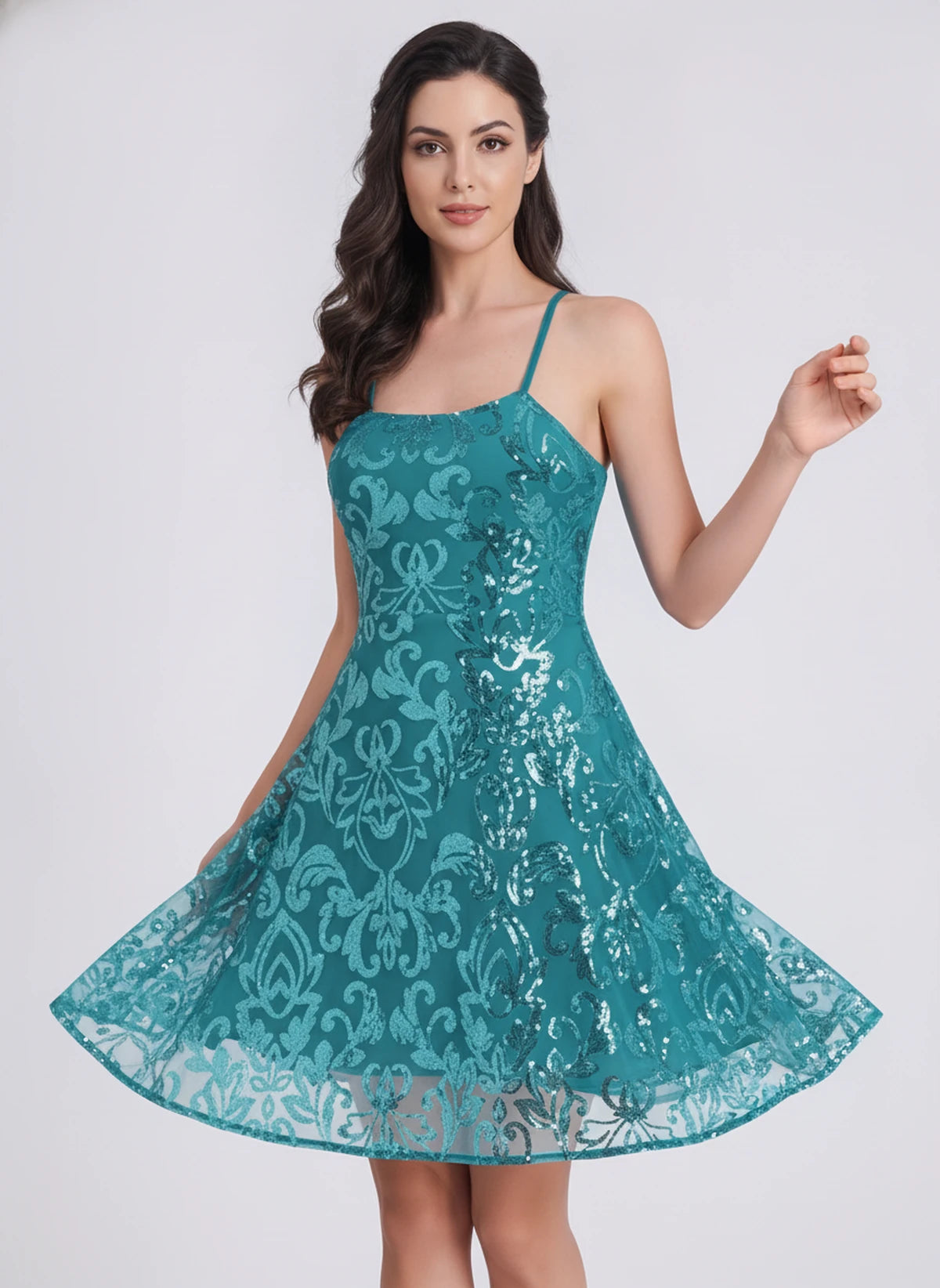 Lampedusa Mini Dresses — Peacock | SKU: RB-bdd436-peacock-2,RB-bdd436-peacock-4,RB-bdd436-peacock-6,RB-bdd436-peacock-8,RB-bdd436-peacock-10,RB-bdd436-peacock-12,RB-bdd436-peacock-14,RB-bdd436-peacock-16,RB-bdd436-peacock-16W,RB-bdd436-peacock-18W,RB-bdd436-peacock-20W,RB-bdd436-peacock-22W