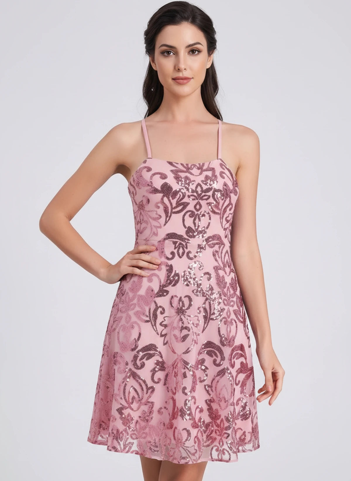 Lampedusa Mini Dresses — Pink B | SKU: RB-bdd436-pinkb-2,RB-bdd436-pinkb-4,RB-bdd436-pinkb-6,RB-bdd436-pinkb-8,RB-bdd436-pinkb-10,RB-bdd436-pinkb-12,RB-bdd436-pinkb-14,RB-bdd436-pinkb-16,RB-bdd436-pinkb-16W,RB-bdd436-pinkb-18W,RB-bdd436-pinkb-20W,RB-bdd436-pinkb-22W