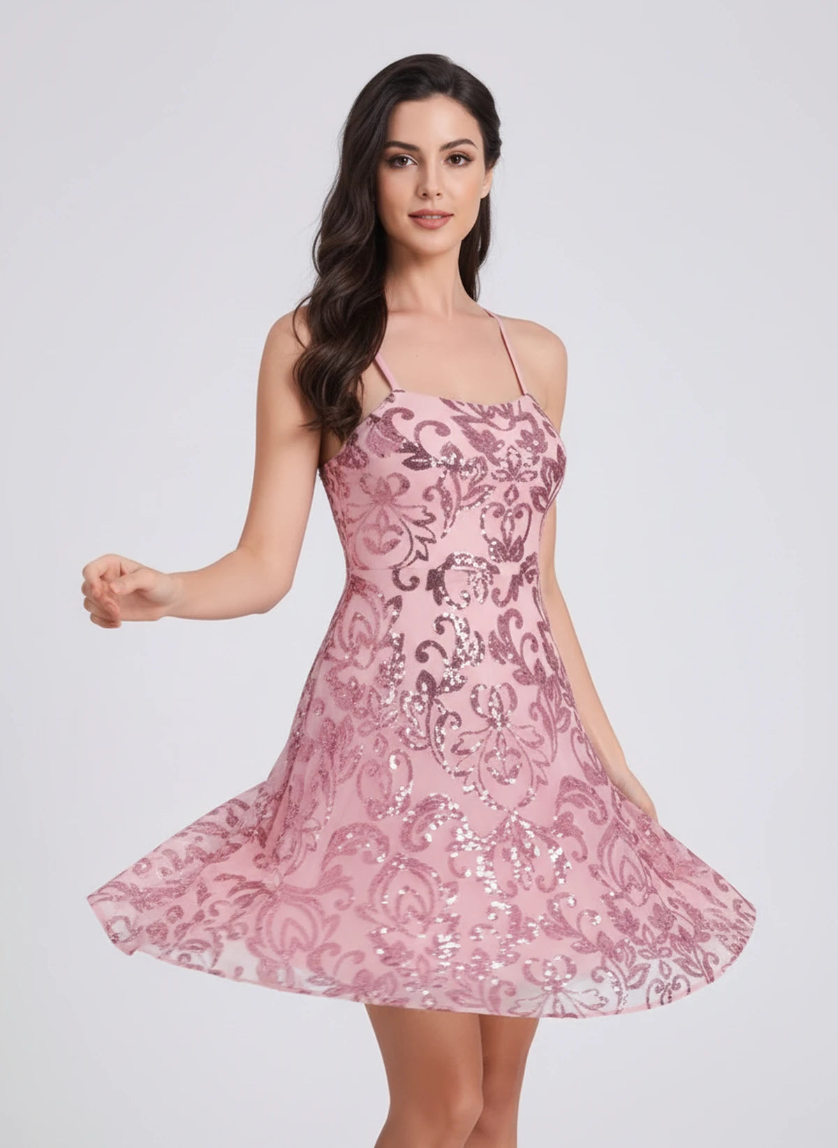 Lampedusa Mini Dresses — Pink B | SKU: RB-bdd436-pinkb-2,RB-bdd436-pinkb-4,RB-bdd436-pinkb-6,RB-bdd436-pinkb-8,RB-bdd436-pinkb-10,RB-bdd436-pinkb-12,RB-bdd436-pinkb-14,RB-bdd436-pinkb-16,RB-bdd436-pinkb-16W,RB-bdd436-pinkb-18W,RB-bdd436-pinkb-20W,RB-bdd436-pinkb-22W