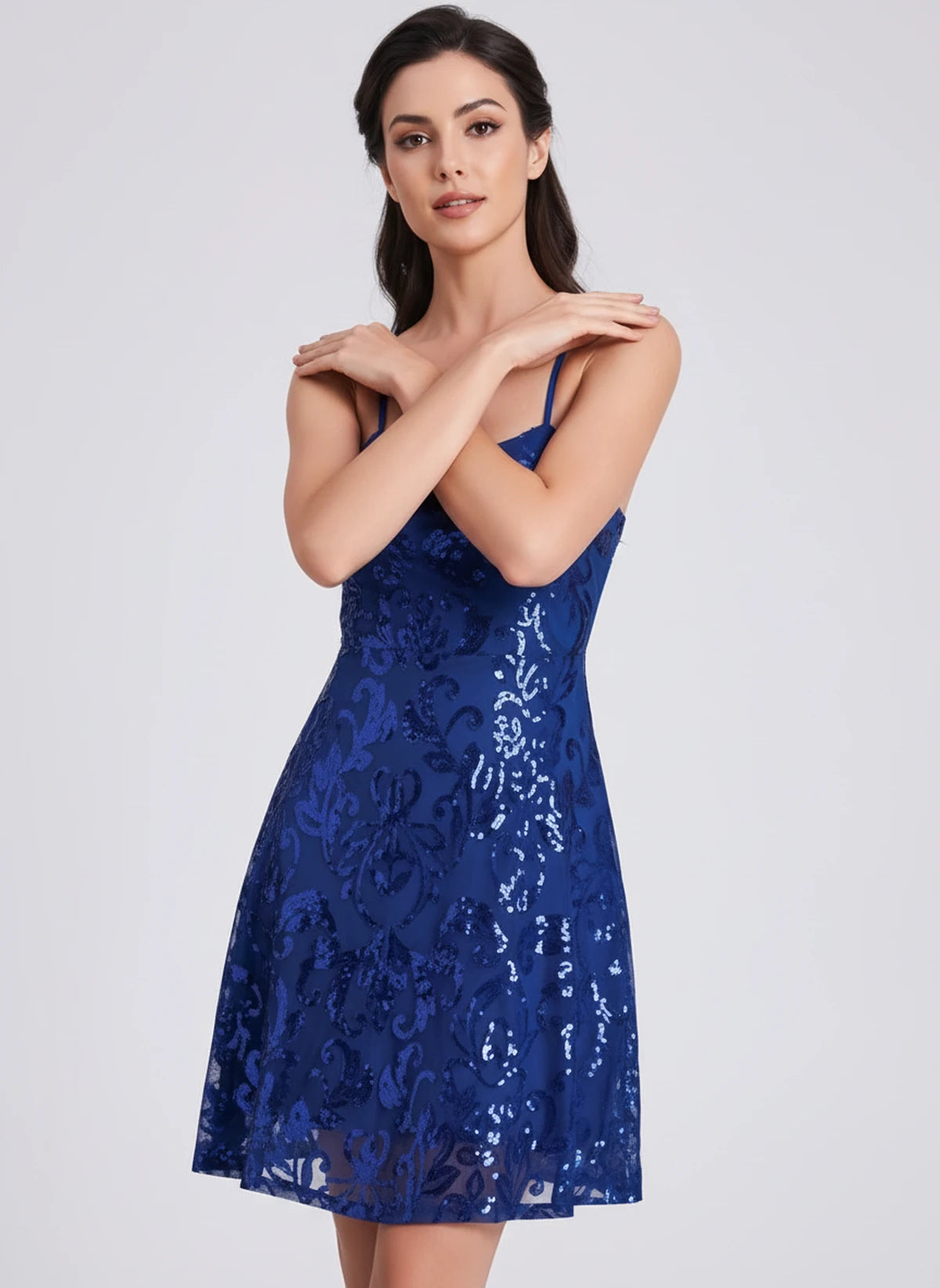 Lampedusa Mini Dresses — Royal Blue B | SKU: RB-bdd436-royalb3f-2,RB-bdd436-royalb3f-4,RB-bdd436-royalb3f-6,RB-bdd436-royalb3f-8,RB-bdd436-royalb3f-10,RB-bdd436-royalb3f-12,RB-bdd436-royalb3f-14,RB-bdd436-royalb3f-16,RB-bdd436-royalb3f-16W,RB-bdd436-royalb3f-18W,RB-bdd436-royalb3f-20W,RB-bdd436-royalb3f-22W