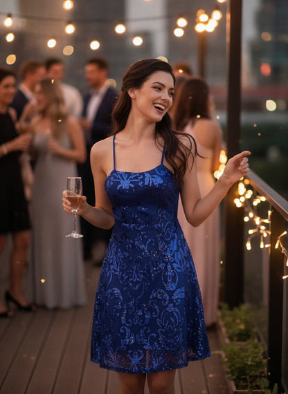 Lampedusa Mini Dresses — Royal Blue B | SKU: RB-bdd436-royalb3f-2,RB-bdd436-royalb3f-4,RB-bdd436-royalb3f-6,RB-bdd436-royalb3f-8,RB-bdd436-royalb3f-10,RB-bdd436-royalb3f-12,RB-bdd436-royalb3f-14,RB-bdd436-royalb3f-16,RB-bdd436-royalb3f-16W,RB-bdd436-royalb3f-18W,RB-bdd436-royalb3f-20W,RB-bdd436-royalb3f-22W