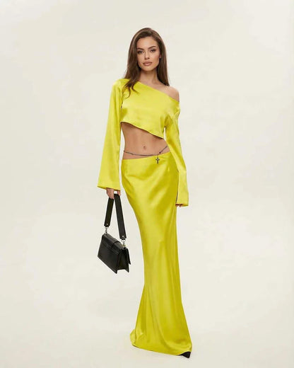 Yellow Bodycon Round Neck Sleeveless Midi Dress | Black-Tie Events & Celebrations, front view | Ramblion | SKU: VMD-482039175-yellow-L-2689,VMD-482039175-yellow-M-4989,VMD-482039175-yellow-S-4359,VMD-482039175-yellow-XL-3662,VMD-482039175-yellow-XS-5789