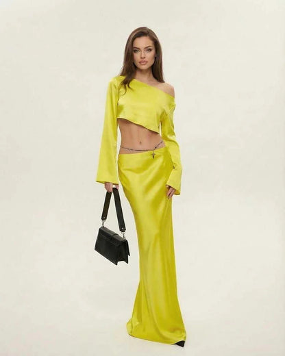 Yellow Bodycon Round Neck Sleeveless Midi Dress | Black-Tie Events & Celebrations, front view | Ramblion | SKU: VMD-482039175-yellow-L-2689,VMD-482039175-yellow-M-4989,VMD-482039175-yellow-S-4359,VMD-482039175-yellow-XL-3662,VMD-482039175-yellow-XS-5789