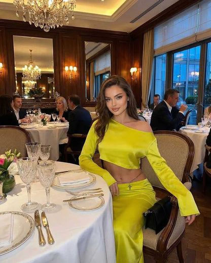 Yellow Bodycon Round Neck Sleeveless Midi Dress | Black-Tie Events & Celebrations, lifestyle shot | Ramblion | SKU: VMD-482039175-yellow-L-2689,VMD-482039175-yellow-M-4989,VMD-482039175-yellow-S-4359,VMD-482039175-yellow-XL-3662,VMD-482039175-yellow-XS-5789