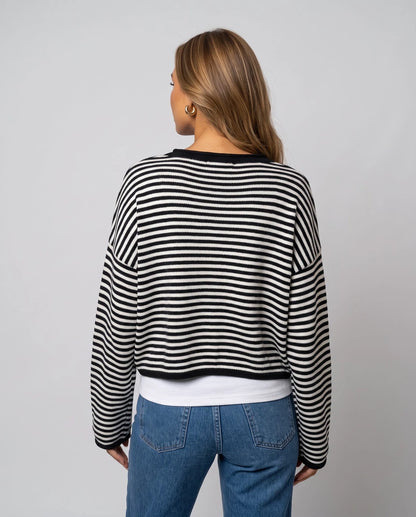 Larkelle Cardigans — Black And White | SKU: RB-3dfc75-blacka9f-XS,RB-3dfc75-blacka9f-S,RB-3dfc75-blacka9f-M,RB-3dfc75-blacka9f-L,RB-3dfc75-blacka9f-XL