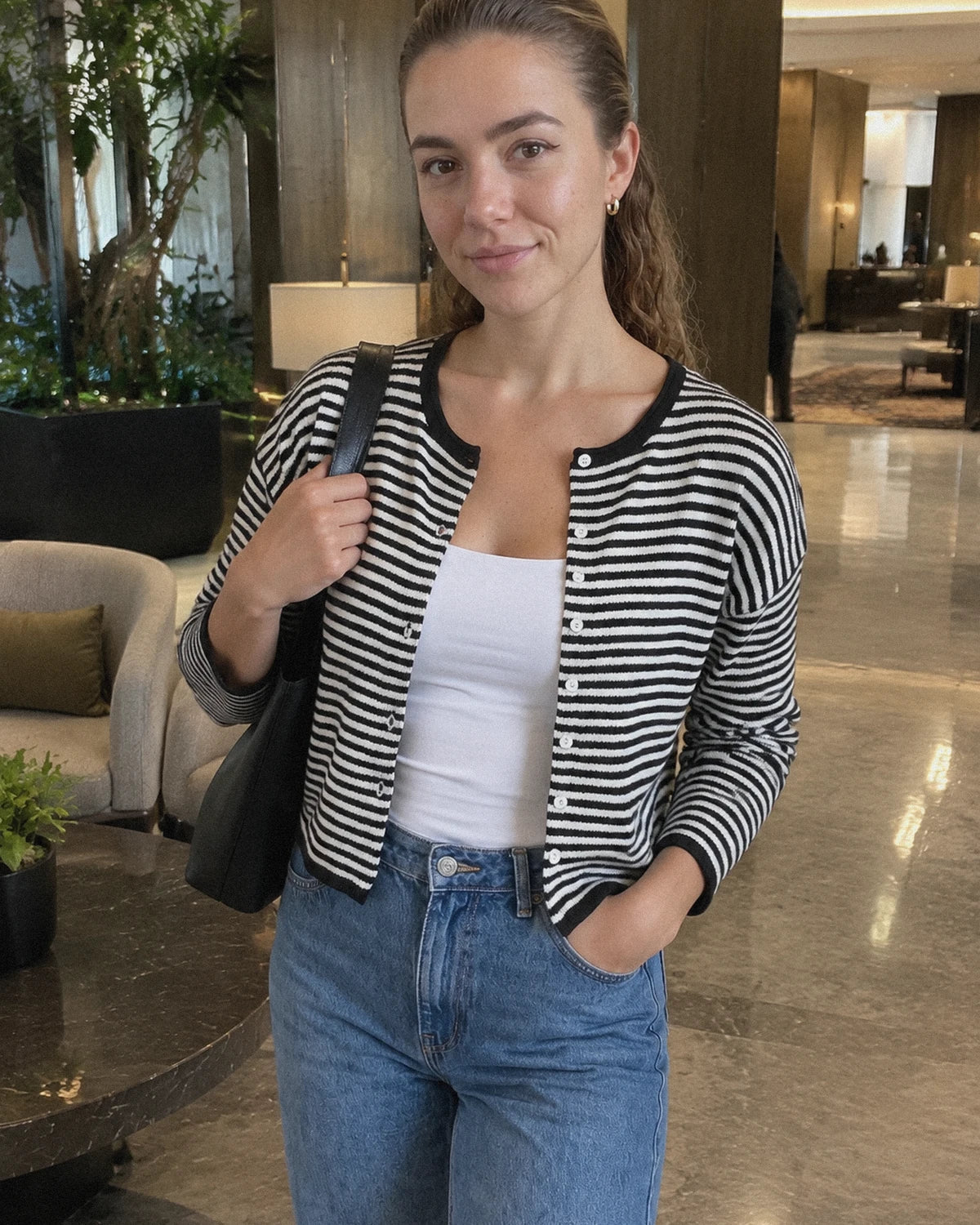 Larkelle Cardigans — Black And White | SKU: RB-3dfc75-blacka9f-XS,RB-3dfc75-blacka9f-S,RB-3dfc75-blacka9f-M,RB-3dfc75-blacka9f-L,RB-3dfc75-blacka9f-XL