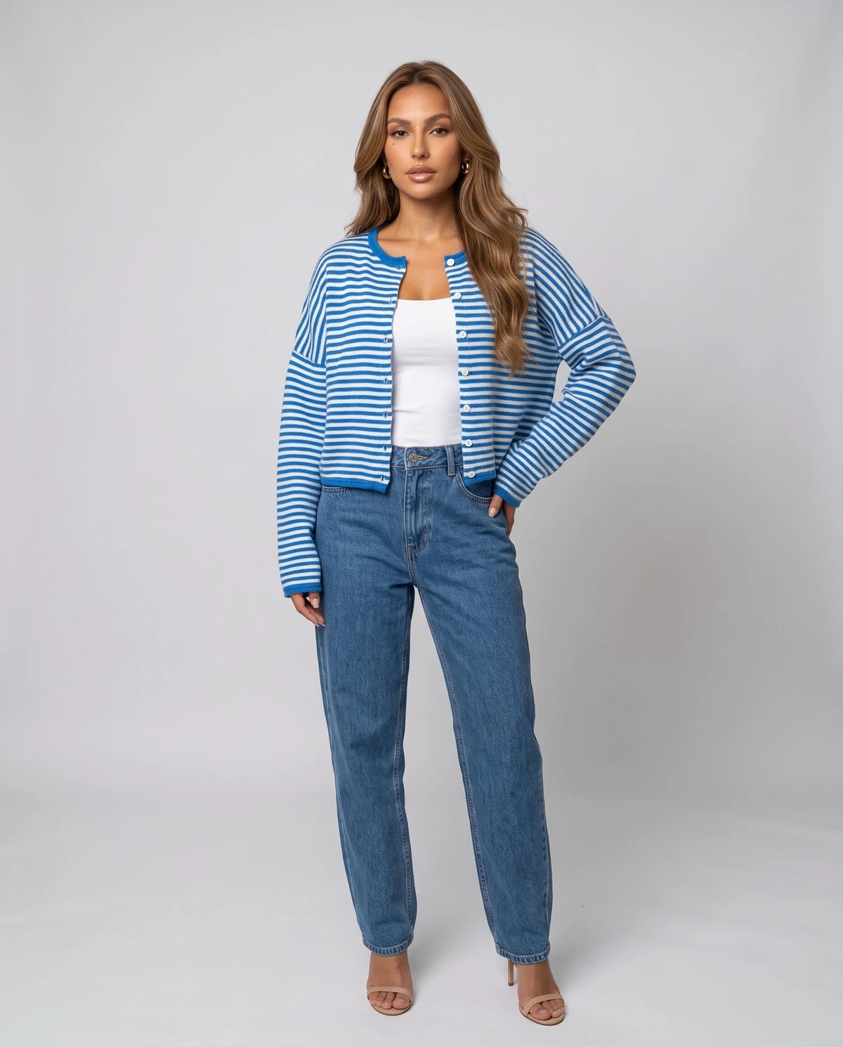Larkelle Cardigans — Blue