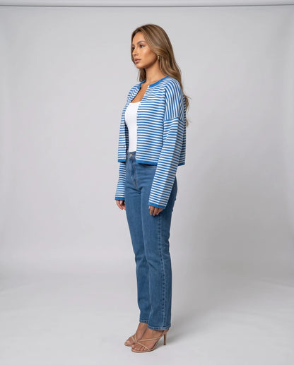 Larkelle Cardigans — Blue | SKU: RB-3dfc75-blue-XS,RB-3dfc75-blue-S,RB-3dfc75-blue-M,RB-3dfc75-blue-L,RB-3dfc75-blue-XL