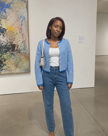 Larkelle Cardigans — Blue | SKU: RB-3dfc75-blue-XS,RB-3dfc75-blue-S,RB-3dfc75-blue-M,RB-3dfc75-blue-L,RB-3dfc75-blue-XL