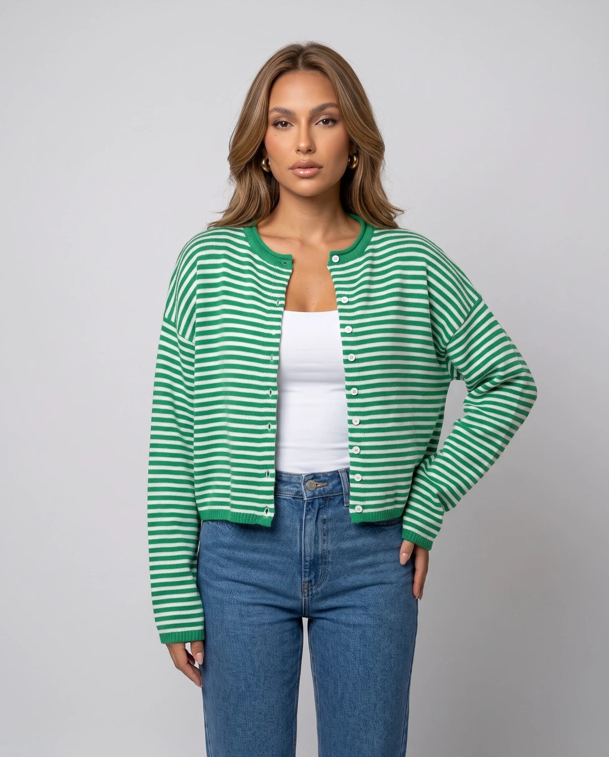 Larkelle Cardigans — Green