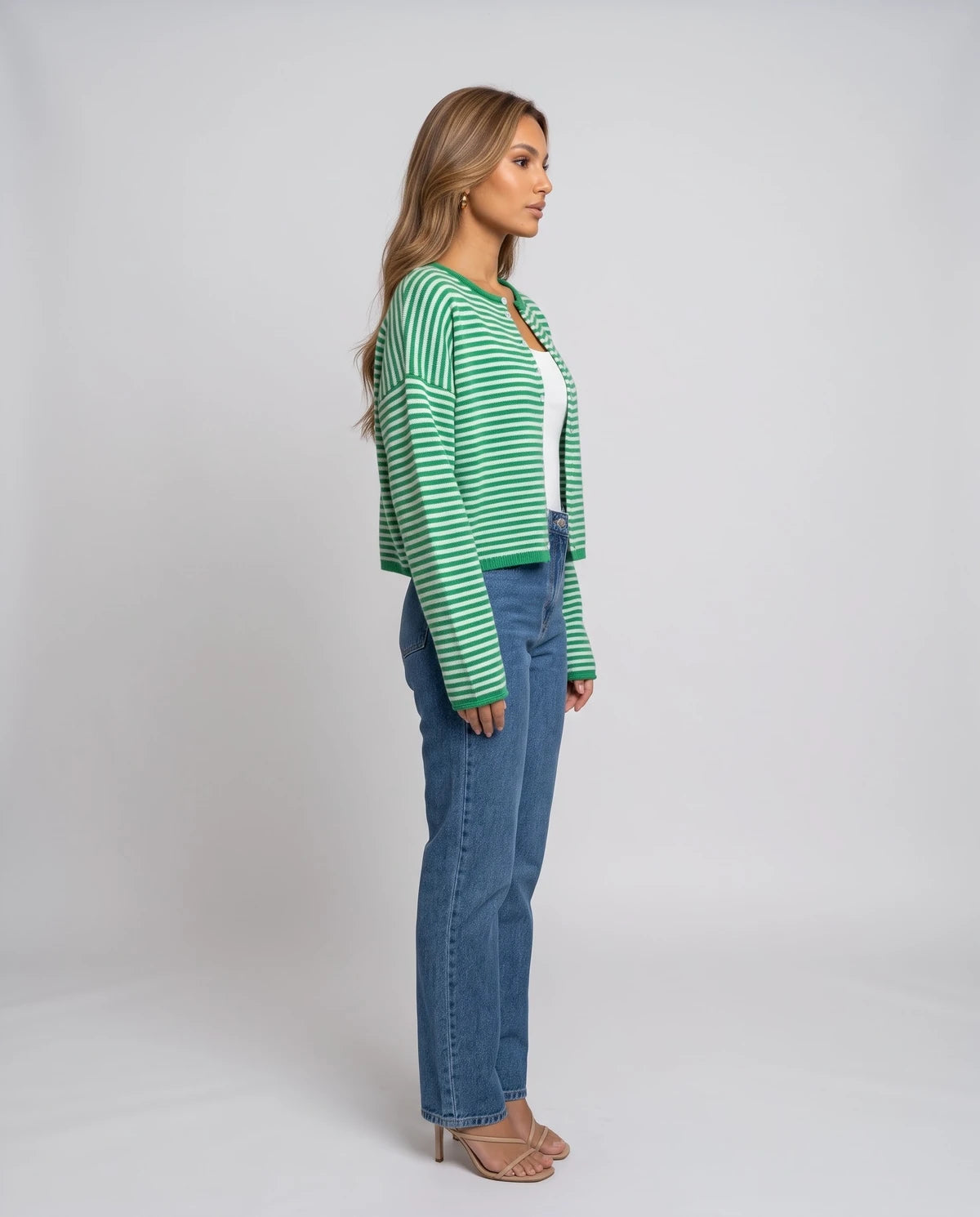 Larkelle Cardigans — Green | SKU: RB-3dfc75-green-XS,RB-3dfc75-green-S,RB-3dfc75-green-M,RB-3dfc75-green-L,RB-3dfc75-green-XL