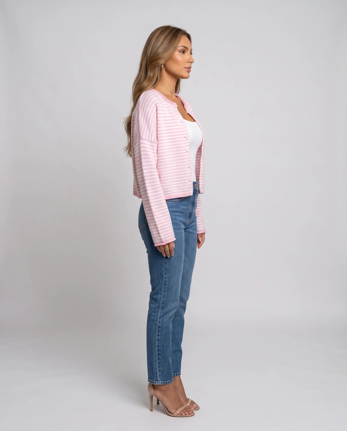 Larkelle Cardigans — Pink | SKU: RB-3dfc75-pink-XS,RB-3dfc75-pink-S,RB-3dfc75-pink-M,RB-3dfc75-pink-L,RB-3dfc75-pink-XL