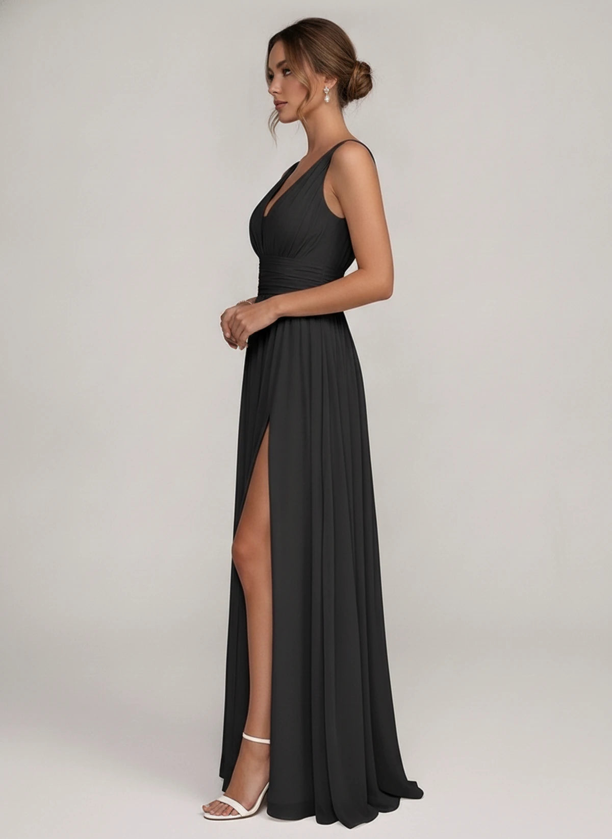 Lauriane Maxi Dresses — Black | SKU: RB-361f43-black-2,RB-361f43-black-4,RB-361f43-black-6,RB-361f43-black-8,RB-361f43-black-10,RB-361f43-black-12,RB-361f43-black-14,RB-361f43-black-16,RB-361f43-black-16W,RB-361f43-black-18W,RB-361f43-black-20W,RB-361f43-black-22W
