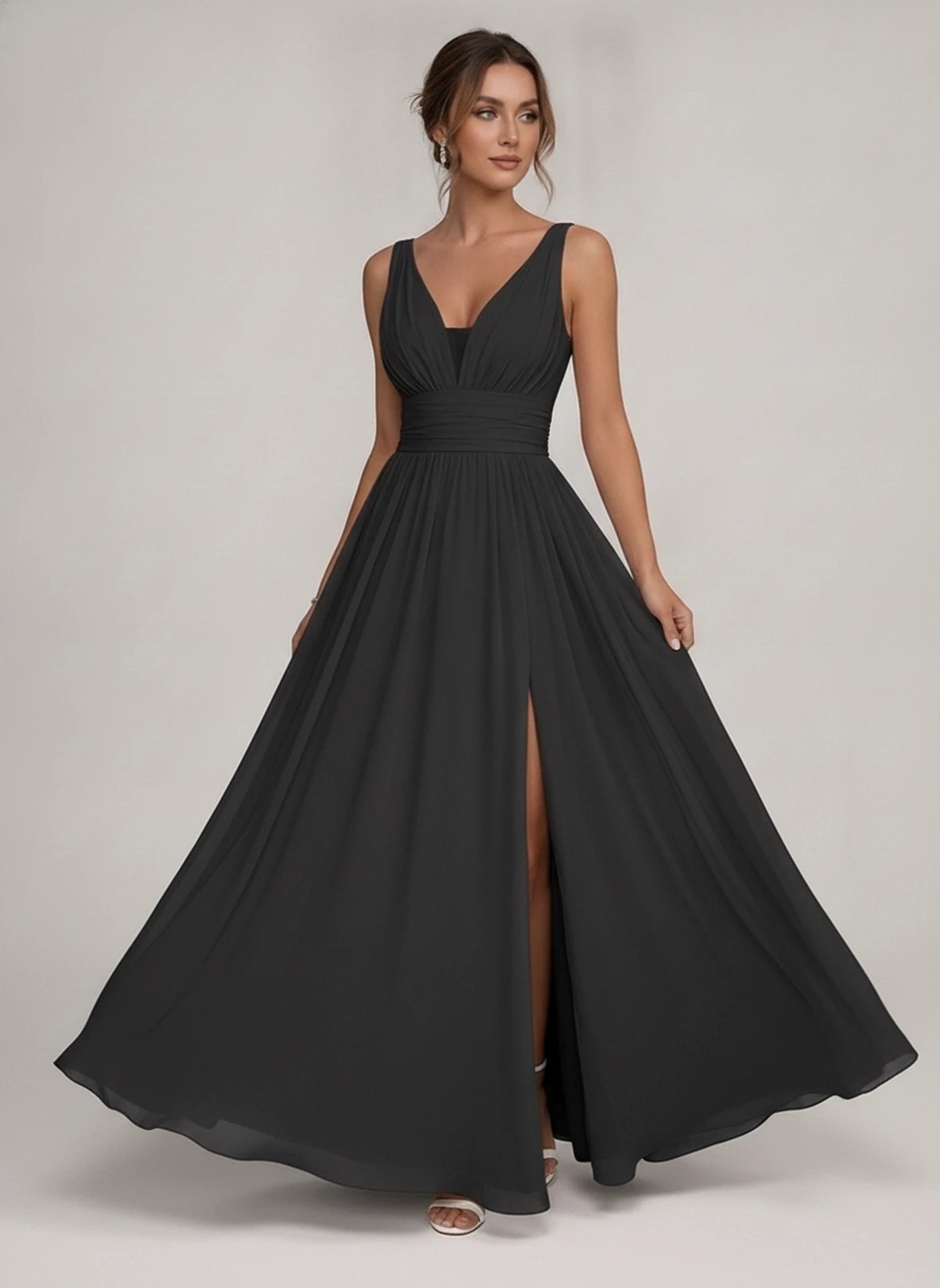 Lauriane Maxi Dresses — Black | SKU: RB-361f43-black-2,RB-361f43-black-4,RB-361f43-black-6,RB-361f43-black-8,RB-361f43-black-10,RB-361f43-black-12,RB-361f43-black-14,RB-361f43-black-16,RB-361f43-black-16W,RB-361f43-black-18W,RB-361f43-black-20W,RB-361f43-black-22W