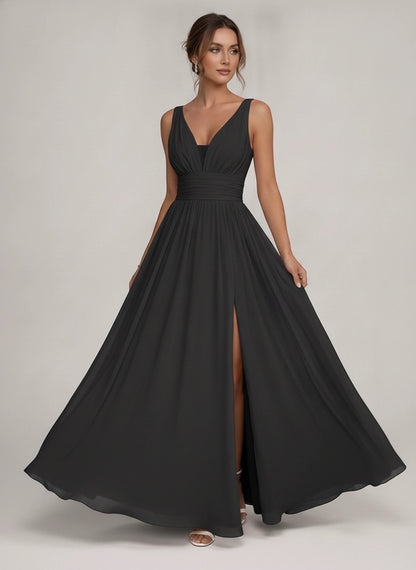 Lauriane Maxi Dresses — Black | SKU: RB-361f43-black-2,RB-361f43-black-4,RB-361f43-black-6,RB-361f43-black-8,RB-361f43-black-10,RB-361f43-black-12,RB-361f43-black-14,RB-361f43-black-16,RB-361f43-black-16W,RB-361f43-black-18W,RB-361f43-black-20W,RB-361f43-black-22W