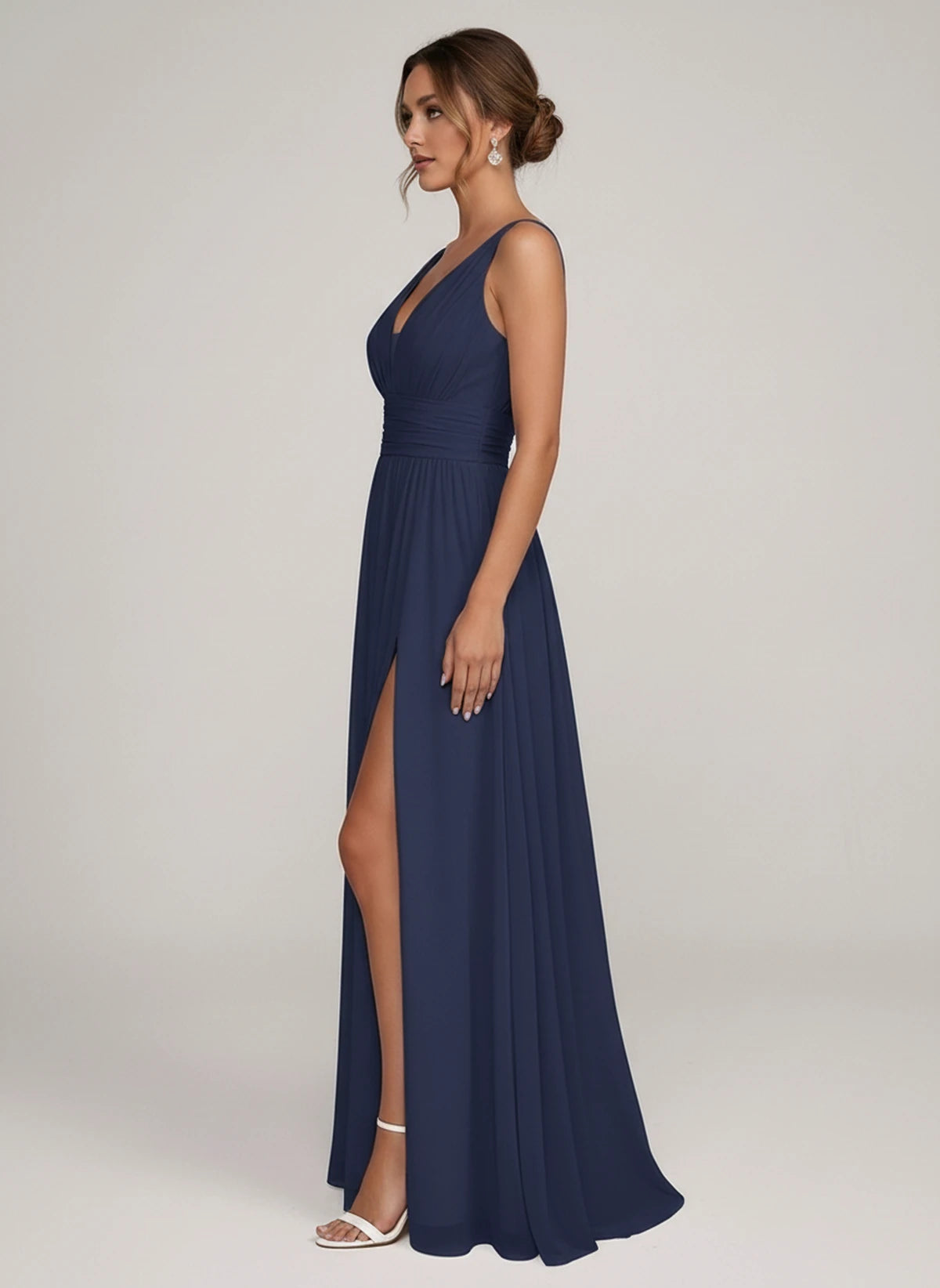 Lauriane Maxi Dresses — Navy | SKU: RB-361f43-navy-2,RB-361f43-navy-4,RB-361f43-navy-6,RB-361f43-navy-8,RB-361f43-navy-10,RB-361f43-navy-12,RB-361f43-navy-14,RB-361f43-navy-16,RB-361f43-navy-16W,RB-361f43-navy-18W,RB-361f43-navy-20W,RB-361f43-navy-22W
