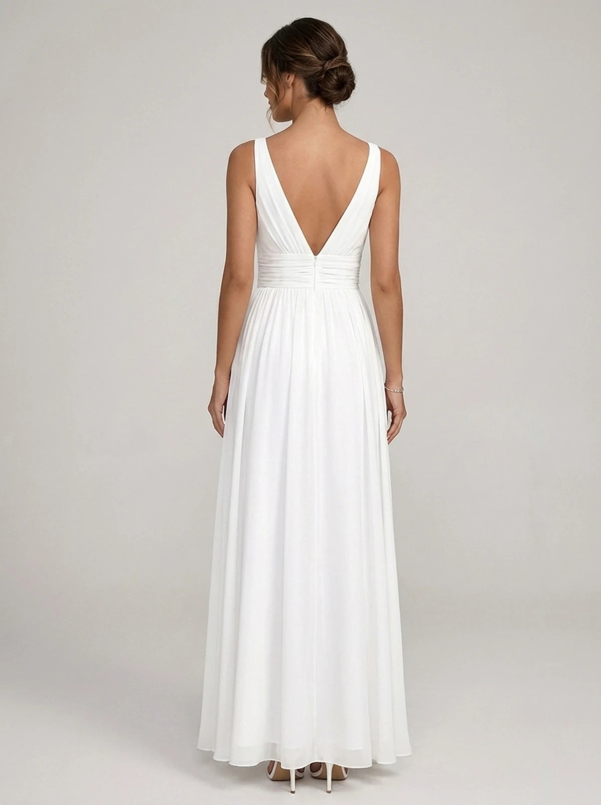 Lauriane Maxi Dresses — White | SKU: RB-361f43-white-2,RB-361f43-white-4,RB-361f43-white-6,RB-361f43-white-8,RB-361f43-white-10,RB-361f43-white-12,RB-361f43-white-14,RB-361f43-white-16,RB-361f43-white-16W,RB-361f43-white-18W,RB-361f43-white-20W,RB-361f43-white-22W