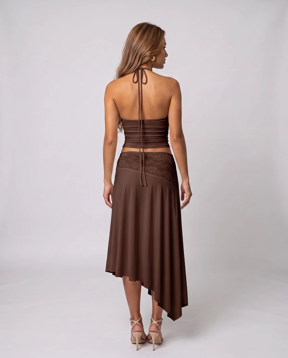 Lavandine Sets — Brown | SKU: RB-f9257d-brown-XS,RB-f9257d-brown-S,RB-f9257d-brown-M,RB-f9257d-brown-L