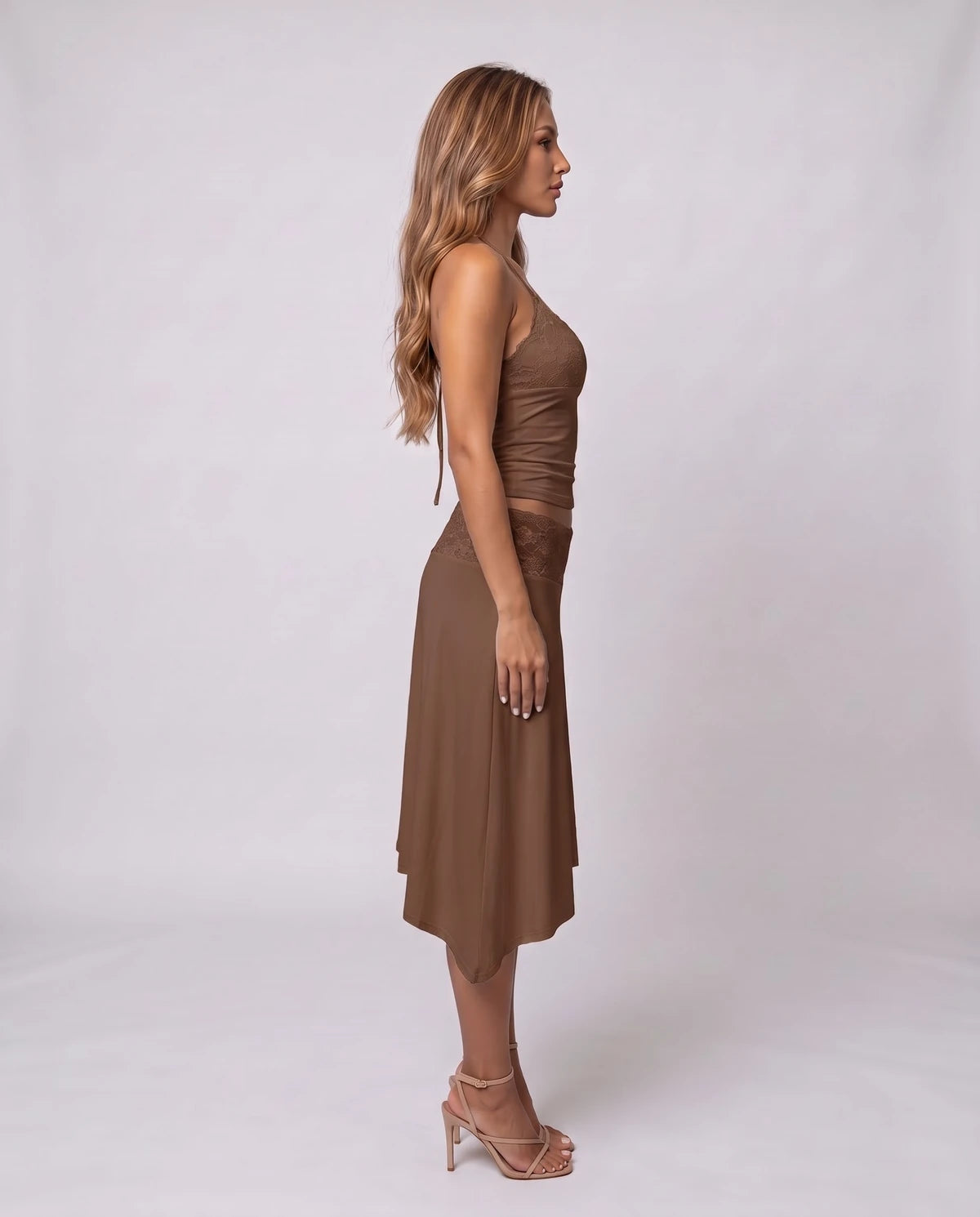 Lavandine Sets — Brown | SKU: RB-f9257d-brown-XS,RB-f9257d-brown-S,RB-f9257d-brown-M,RB-f9257d-brown-L
