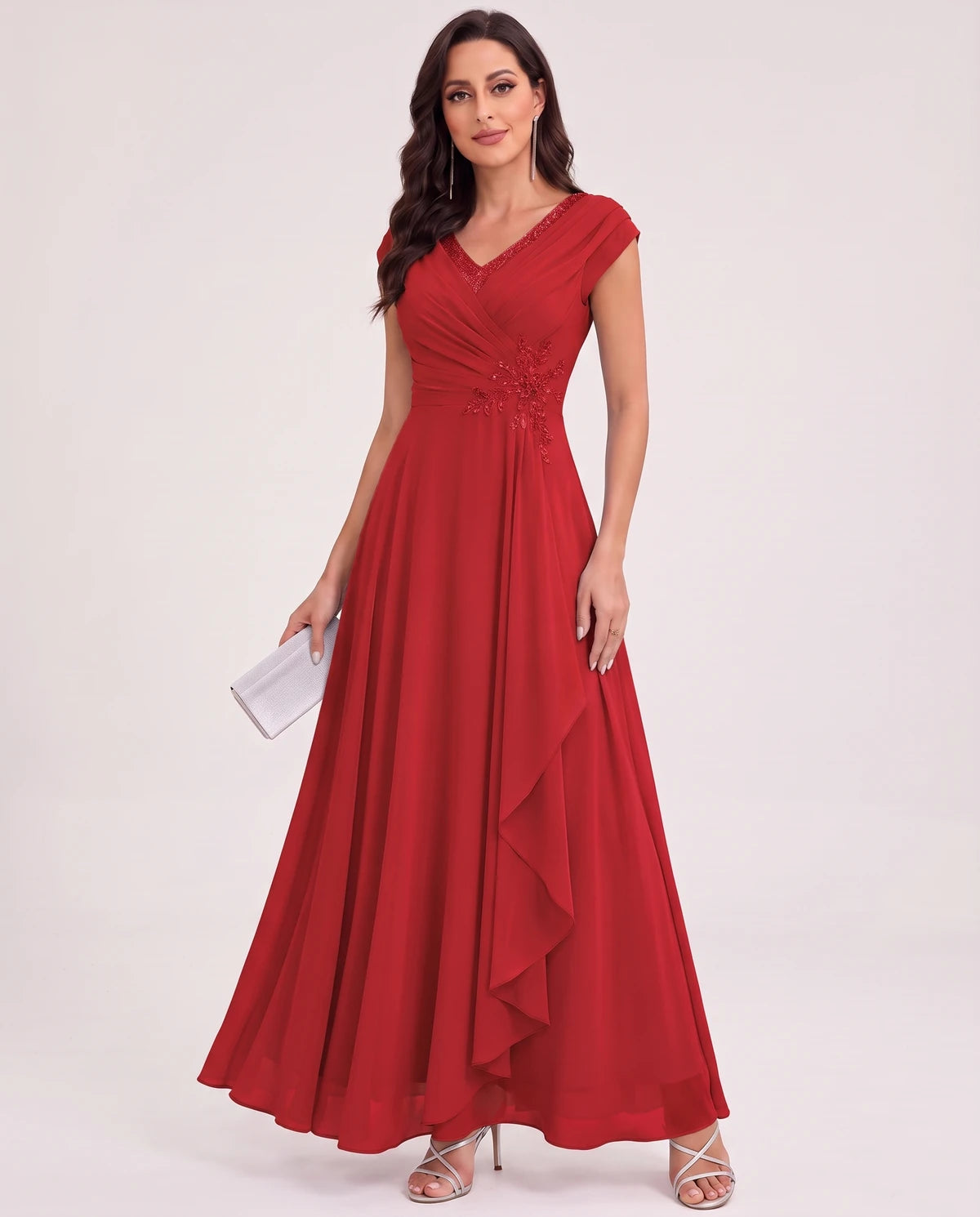 Lazuli Maxi Dresses — Red