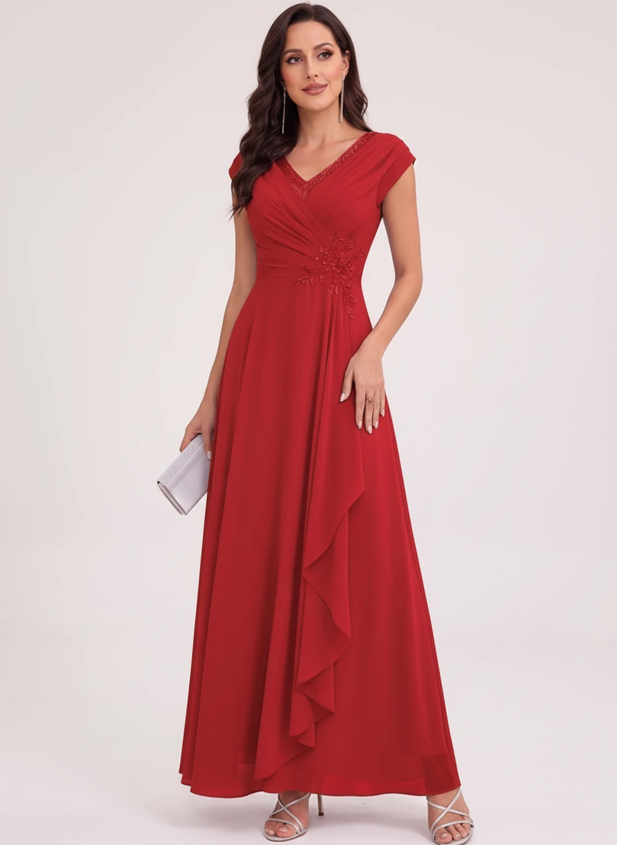 Lazuli Maxi Dresses — Red | SKU: RB-d18808-red-2,RB-d18808-red-4,RB-d18808-red-6,RB-d18808-red-8,RB-d18808-red-10,RB-d18808-red-12,RB-d18808-red-14,RB-d18808-red-16,RB-d18808-red-16W,RB-d18808-red-18W,RB-d18808-red-20W,RB-d18808-red-22W