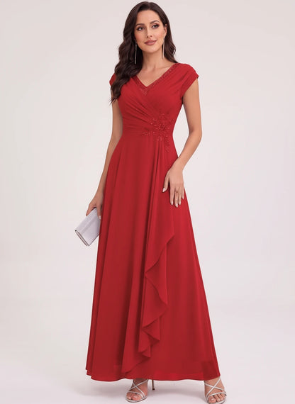 Lazuli Maxi Dresses — Red | SKU: RB-d18808-red-2,RB-d18808-red-4,RB-d18808-red-6,RB-d18808-red-8,RB-d18808-red-10,RB-d18808-red-12,RB-d18808-red-14,RB-d18808-red-16,RB-d18808-red-16W,RB-d18808-red-18W,RB-d18808-red-20W,RB-d18808-red-22W