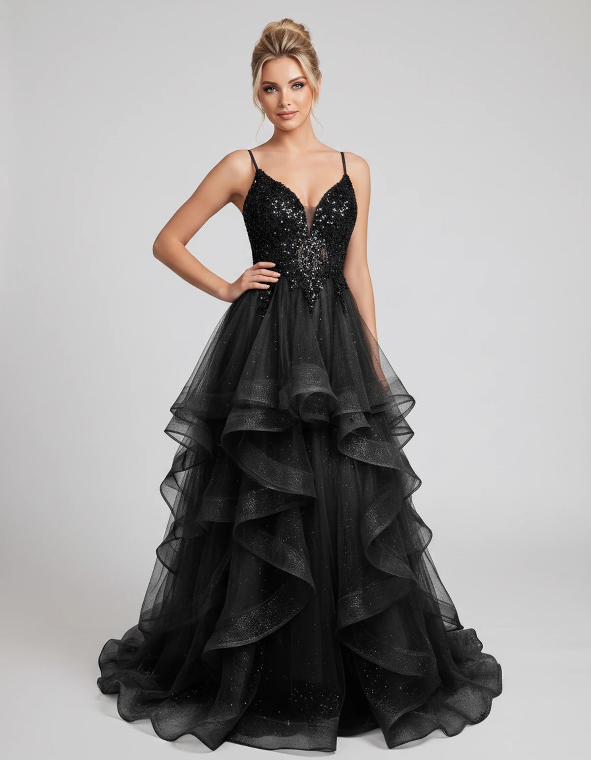 Leandra Maxi Dresses — Black | SKU: RB-ce0ca7-black-2,RB-ce0ca7-black-4,RB-ce0ca7-black-6,RB-ce0ca7-black-8,RB-ce0ca7-black-10,RB-ce0ca7-black-12,RB-ce0ca7-black-14,RB-ce0ca7-black-14W,RB-ce0ca7-black-16,RB-ce0ca7-black-16W,RB-ce0ca7-black-18W,RB-ce0ca7-black-20W