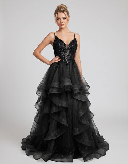 Leandra Maxi Dresses — Black | SKU: RB-ce0ca7-black-2,RB-ce0ca7-black-4,RB-ce0ca7-black-6,RB-ce0ca7-black-8,RB-ce0ca7-black-10,RB-ce0ca7-black-12,RB-ce0ca7-black-14,RB-ce0ca7-black-14W,RB-ce0ca7-black-16,RB-ce0ca7-black-16W,RB-ce0ca7-black-18W,RB-ce0ca7-black-20W