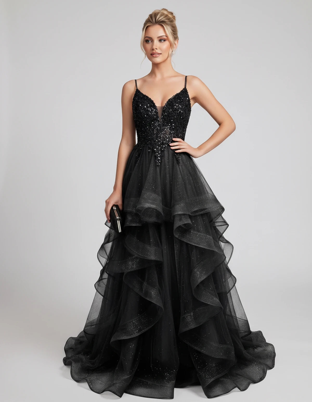Leandra Maxi Dresses — Black | SKU: RB-ce0ca7-black-2,RB-ce0ca7-black-4,RB-ce0ca7-black-6,RB-ce0ca7-black-8,RB-ce0ca7-black-10,RB-ce0ca7-black-12,RB-ce0ca7-black-14,RB-ce0ca7-black-14W,RB-ce0ca7-black-16,RB-ce0ca7-black-16W,RB-ce0ca7-black-18W,RB-ce0ca7-black-20W