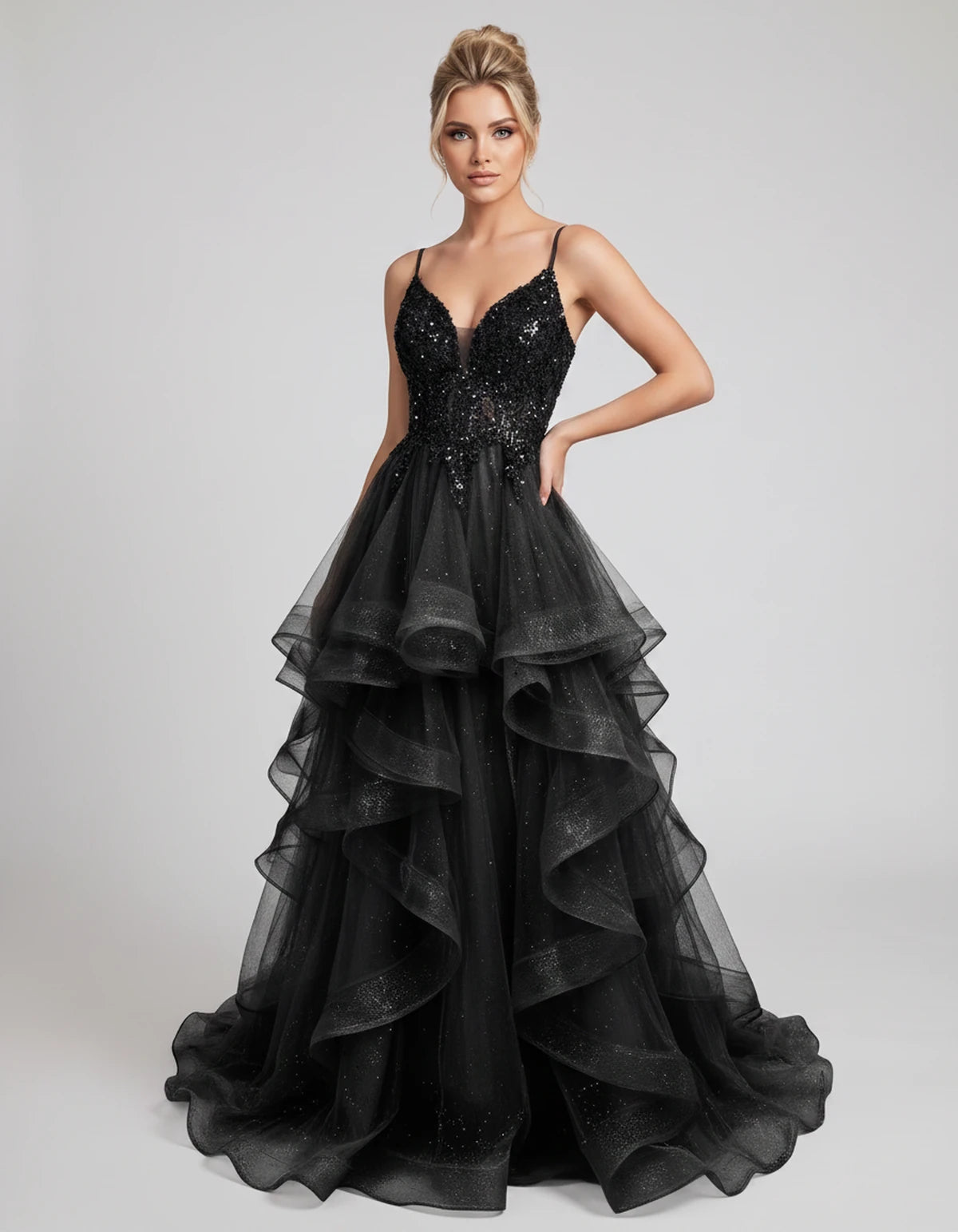 Leandra Maxi Dresses — Black | SKU: RB-ce0ca7-black-2,RB-ce0ca7-black-4,RB-ce0ca7-black-6,RB-ce0ca7-black-8,RB-ce0ca7-black-10,RB-ce0ca7-black-12,RB-ce0ca7-black-14,RB-ce0ca7-black-14W,RB-ce0ca7-black-16,RB-ce0ca7-black-16W,RB-ce0ca7-black-18W,RB-ce0ca7-black-20W