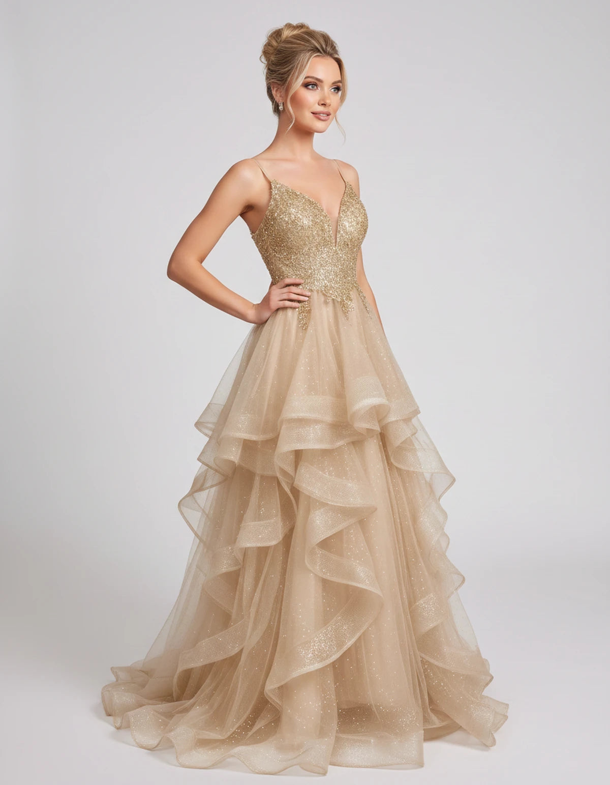 Leandra Maxi Dresses — Champagne | SKU: RB-ce0ca7-champa2e-2,RB-ce0ca7-champa2e-4,RB-ce0ca7-champa2e-6,RB-ce0ca7-champa2e-8,RB-ce0ca7-champa2e-10,RB-ce0ca7-champa2e-12,RB-ce0ca7-champa2e-14,RB-ce0ca7-champa2e-14W,RB-ce0ca7-champa2e-16,RB-ce0ca7-champa2e-16W,RB-ce0ca7-champa2e-18W,RB-ce0ca7-champa2e-20W