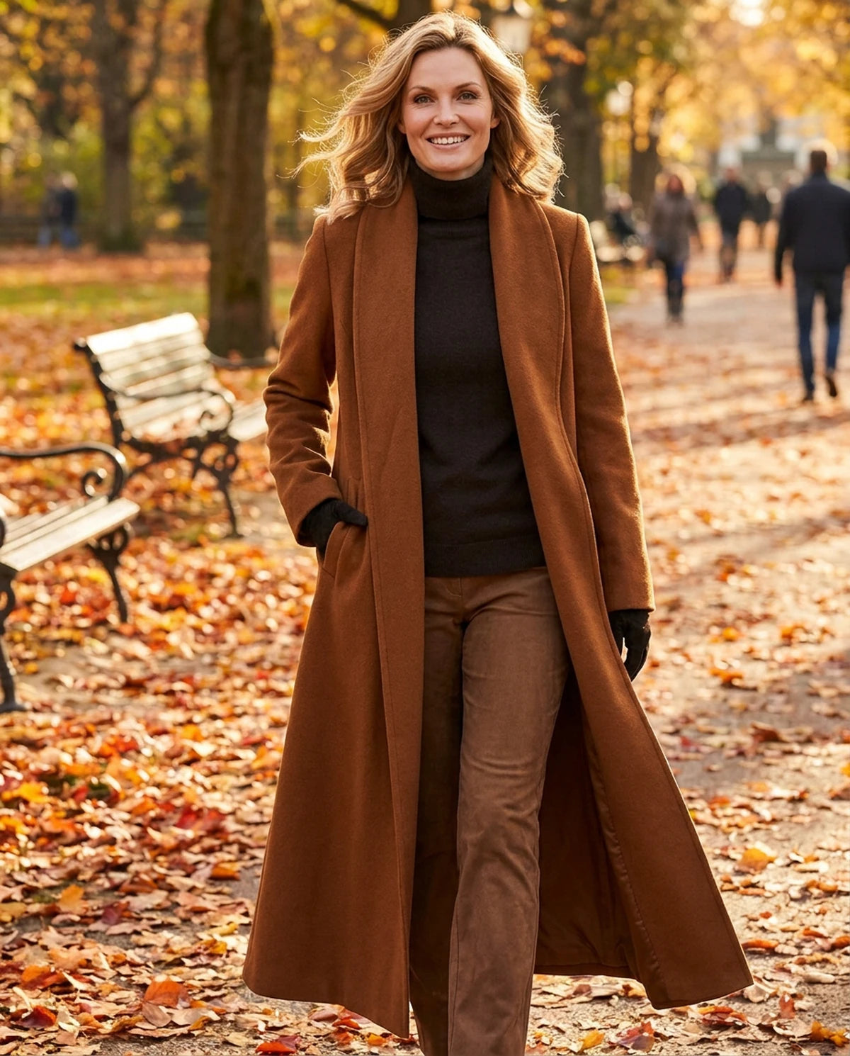 Lenora Jackets — Brown | SKU: RB-296099-brown-XS,RB-296099-brown-S,RB-296099-brown-M,RB-296099-brown-L,RB-296099-brown-XL,RB-296099-brown-2XL