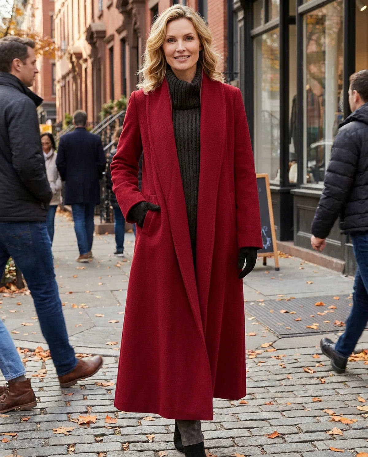 Lenora Jackets — Burgundy | SKU: RB-296099-burgundy-XS,RB-296099-burgundy-S,RB-296099-burgundy-M,RB-296099-burgundy-L,RB-296099-burgundy-XL,RB-296099-burgundy-2XL