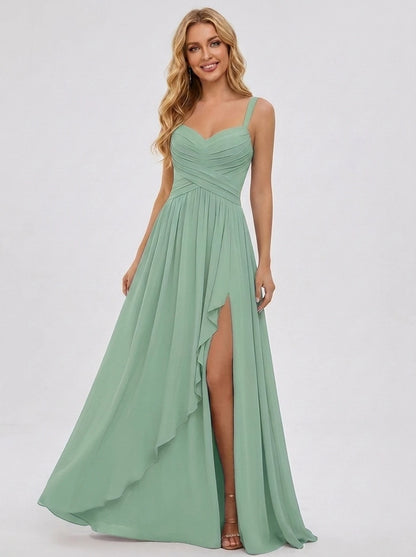 Levantine Maxi Dresses — Dusty Sage