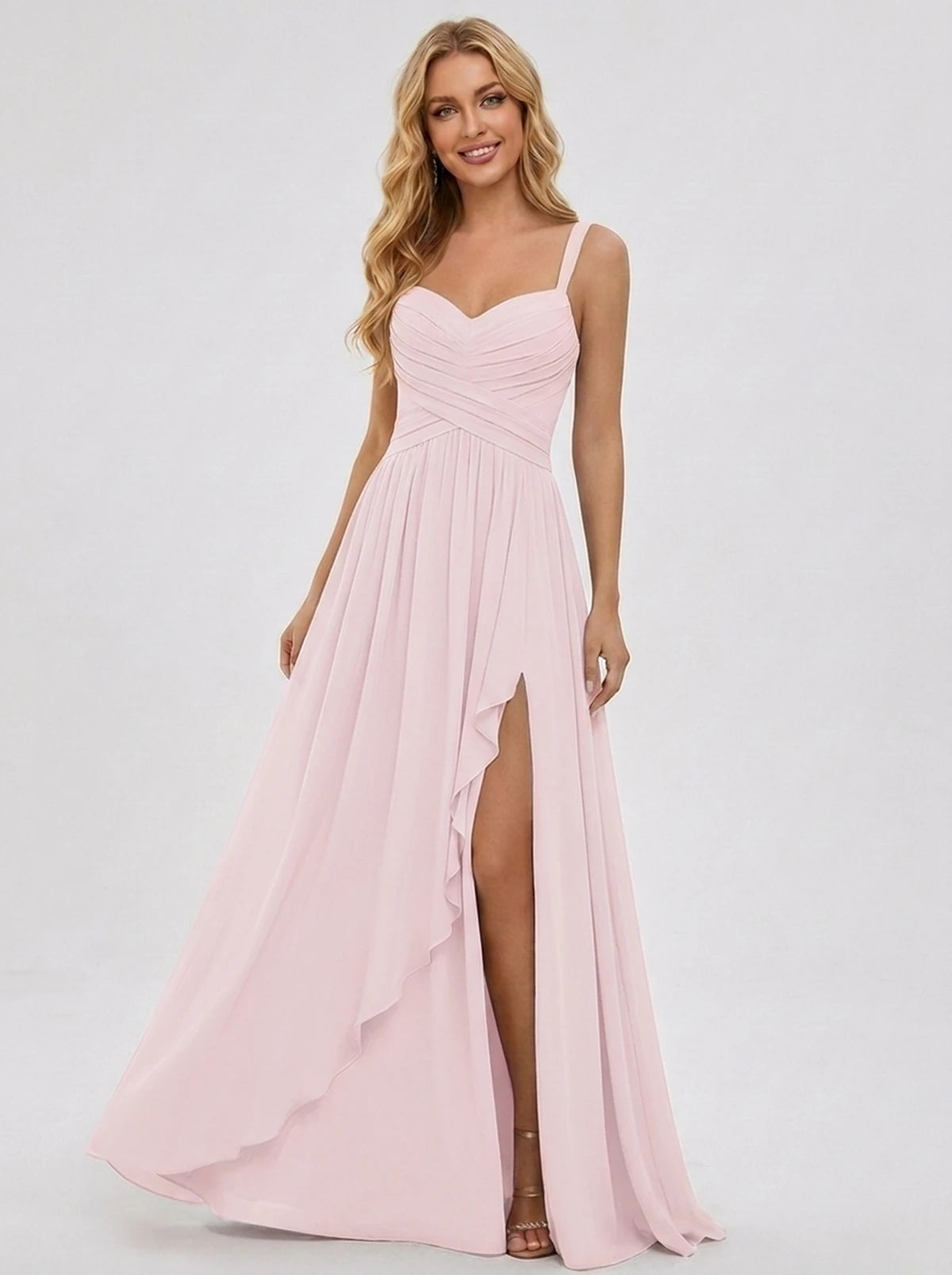 Levantine Maxi Dresses — Pink