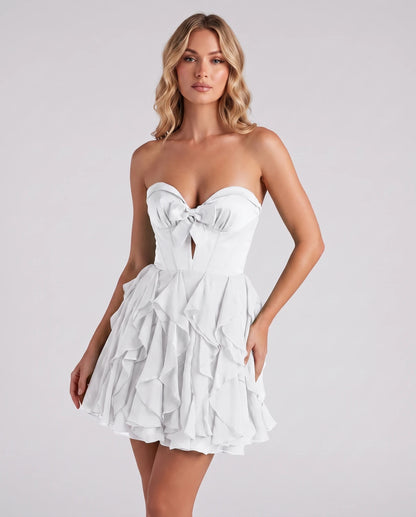 Liberty Mini Dress — White
