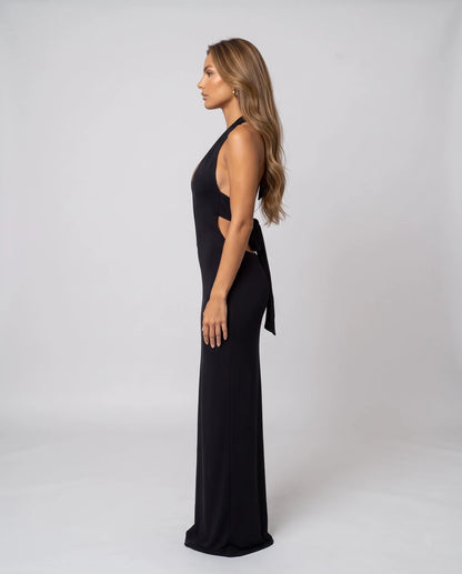 Liorah Maxi Dresses — Black | SKU: RB-ef3c06-black-XS,RB-ef3c06-black-S,RB-ef3c06-black-M,RB-ef3c06-black-L